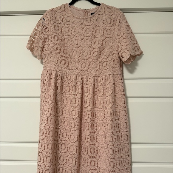 mikarose lace dress NWT Mikarose Burgundy Lace Modest Dress